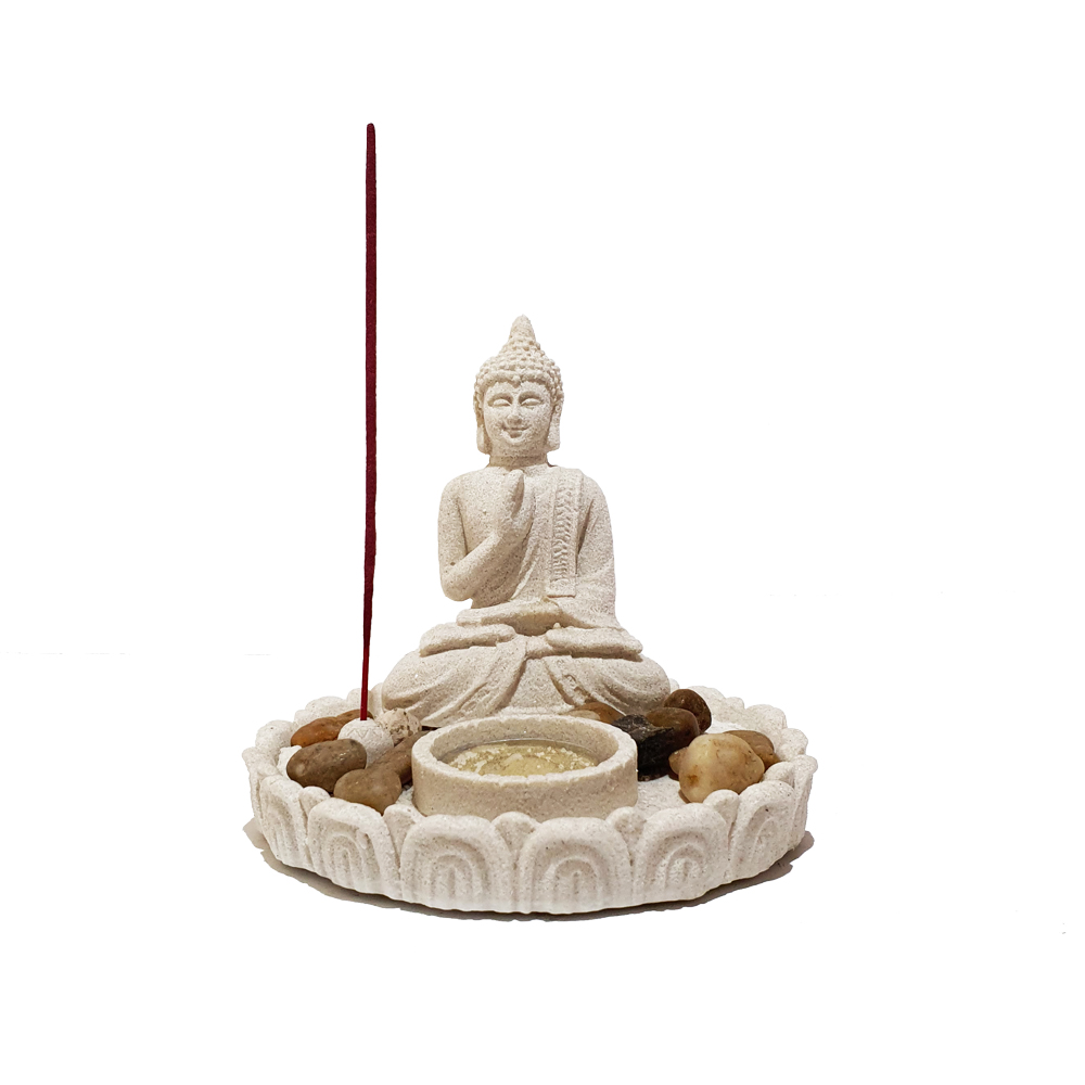 Buddha Candle Holder White Got A Lot