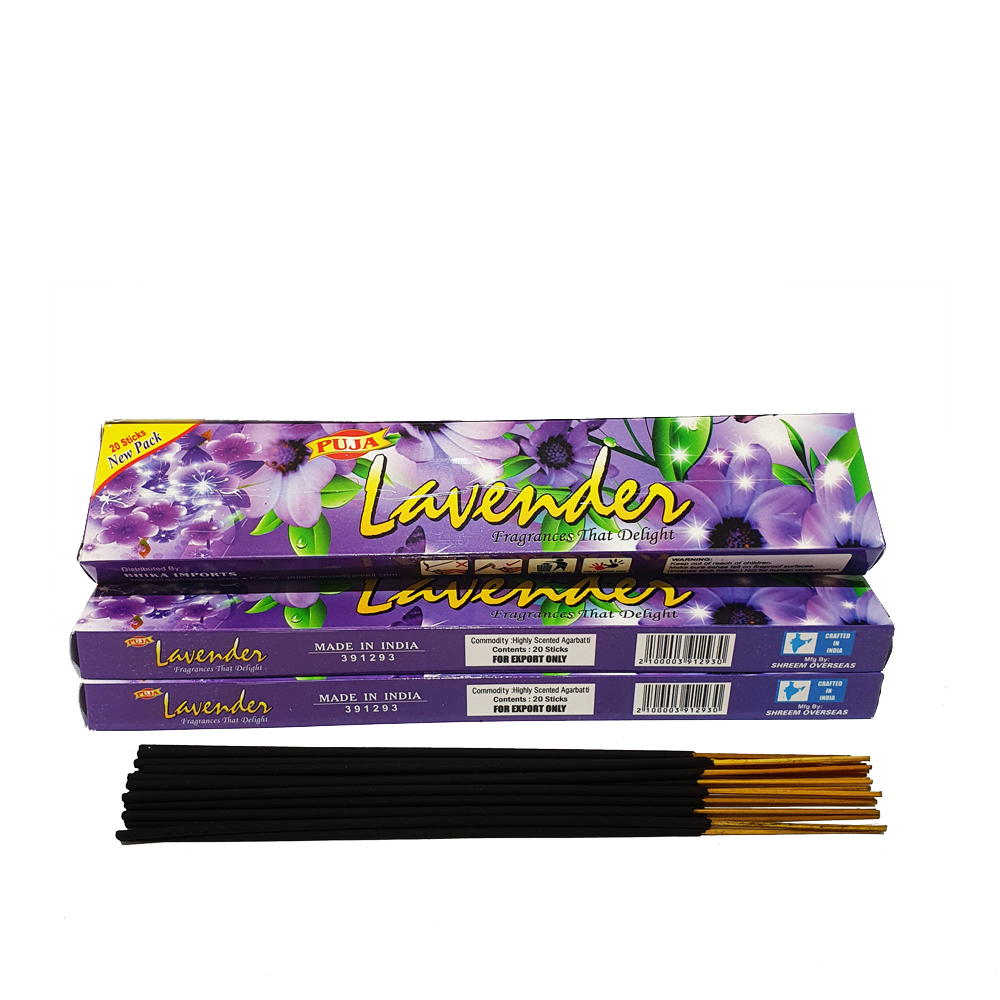 Puja Lavender Incense Sticks x6 Boxes Got A Lot