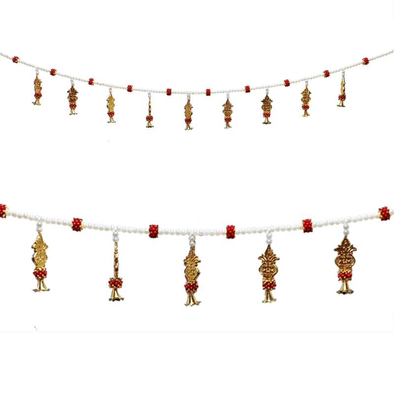 White Beads Door Garland 92cm Got A Lot